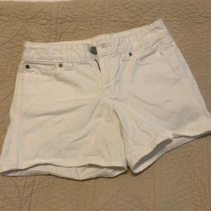 Gap White denim shorts
